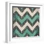 Turquoise Modele I-Elizabeth Medley-Framed Art Print