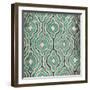 Turquoise Modele II-Elizabeth Medley-Framed Art Print