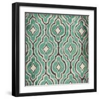 Turquoise Modele II-Elizabeth Medley-Framed Art Print