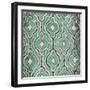 Turquoise Modele II-Elizabeth Medley-Framed Art Print