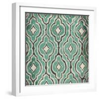 Turquoise Modele II-Elizabeth Medley-Framed Art Print