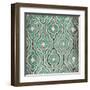 Turquoise Modele II-Elizabeth Medley-Framed Art Print