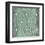 Turquoise Modele II-Elizabeth Medley-Framed Art Print