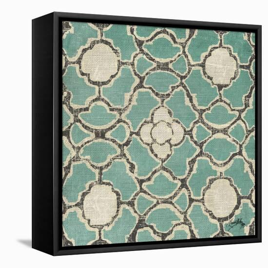 Turquoise Modele VII-Elizabeth Medley-Framed Stretched Canvas