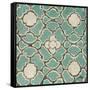 Turquoise Modele VII-Elizabeth Medley-Framed Stretched Canvas