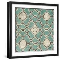 Turquoise Modele VII-Elizabeth Medley-Framed Art Print