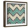 Turquoise Modele VII-Elizabeth Medley-Framed Art Print