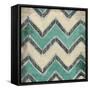 Turquoise Modele VII-Elizabeth Medley-Framed Stretched Canvas