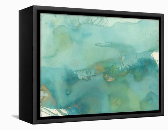 Turquoise Moment III-Joyce Combs-Framed Stretched Canvas