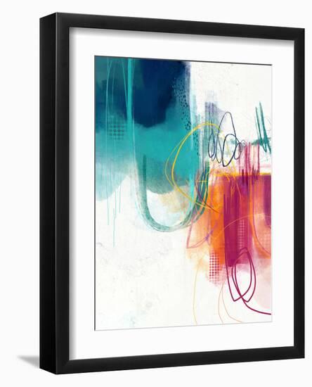 Turquoise No. 1-Ishita Banerjee-Framed Art Print