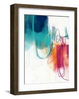 Turquoise No. 1-Ishita Banerjee-Framed Art Print