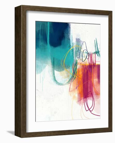 Turquoise No. 1-Ishita Banerjee-Framed Art Print