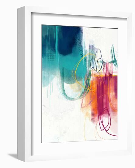Turquoise No. 1-Ishita Banerjee-Framed Art Print