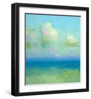 Turquoise Ocean-Vahe Yeremyan-Framed Art Print