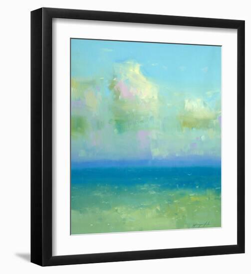 Turquoise Ocean-Vahe Yeremyan-Framed Art Print