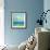 Turquoise Ocean-Vahe Yeremyan-Framed Art Print displayed on a wall