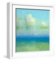 Turquoise Ocean-Vahe Yeremyan-Framed Art Print