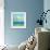 Turquoise Ocean-Vahe Yeremyan-Framed Art Print displayed on a wall