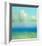 Turquoise Ocean-Vahe Yeremyan-Framed Art Print