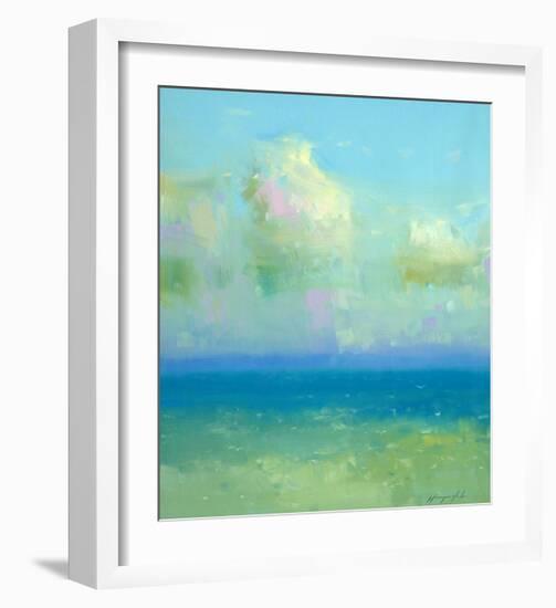 Turquoise Ocean-Vahe Yeremyan-Framed Art Print