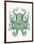 Turquoise Octopus and Squid a-Fab Funky-Framed Premium Giclee Print