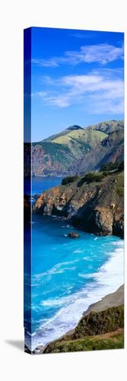 Turquoise Pacific Waters, California-null-Stretched Canvas