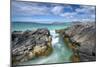 Turquoise Rush-Michael Blanchette Photography-Mounted Photographic Print