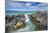 Turquoise Rush-Michael Blanchette Photography-Mounted Photographic Print