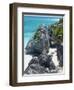 Turquoise Sea and Beach in Tulum, Riviera Maya, Quintana Roo, Mexico-Demetrio Carrasco-Framed Photographic Print