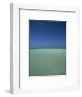 Turquoise Sea and Blue Sky, Seascape in the Maldives, Indian Ocean-Fraser Hall-Framed Photographic Print