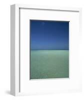 Turquoise Sea and Blue Sky, Seascape in the Maldives, Indian Ocean-Fraser Hall-Framed Photographic Print