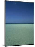 Turquoise Sea and Blue Sky, Seascape in the Maldives, Indian Ocean-Fraser Hall-Mounted Photographic Print