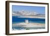 Turquoise sea and old tower surround La Pelosa Beach, Stintino, Asinara Nat'l Park, Sardinia, Italy-Roberto Moiola-Framed Photographic Print