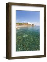 Turquoise sea, Cala Seregola, Capo Pero, Elba Island, Livorno Province, Tuscany, Italy, Europe-Roberto Moiola-Framed Photographic Print