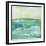 Turquoise Sea I-J. Holland-Framed Premium Giclee Print