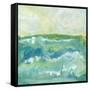 Turquoise Sea I-J. Holland-Framed Stretched Canvas