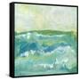 Turquoise Sea I-J. Holland-Framed Stretched Canvas