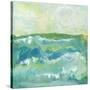 Turquoise Sea I-J. Holland-Stretched Canvas