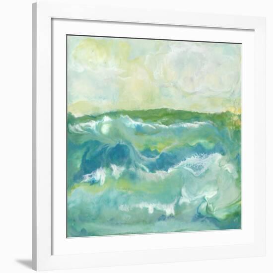 Turquoise Sea I-J. Holland-Framed Premium Giclee Print