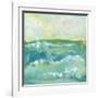 Turquoise Sea I-J. Holland-Framed Premium Giclee Print