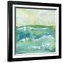 Turquoise Sea I-J. Holland-Framed Premium Giclee Print