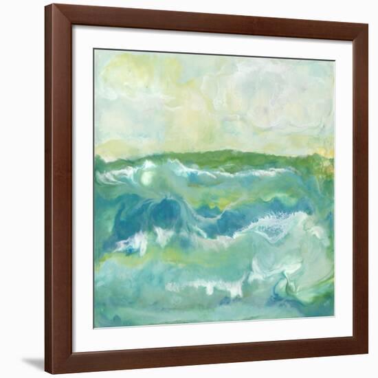 Turquoise Sea I-J. Holland-Framed Premium Giclee Print