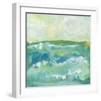 Turquoise Sea I-J. Holland-Framed Art Print