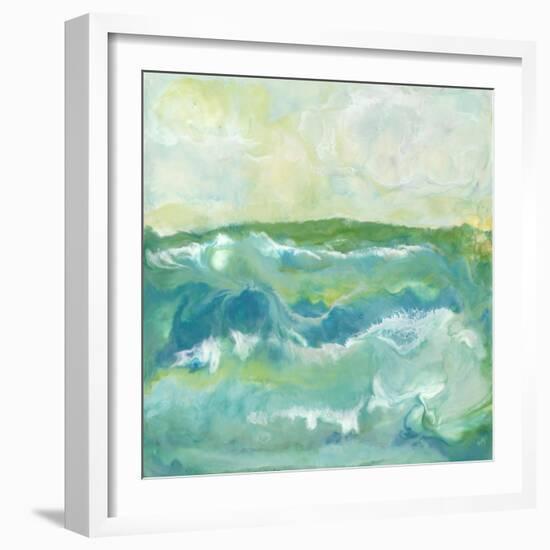 Turquoise Sea I-J. Holland-Framed Art Print