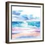 Turquoise Sea II-Aimee Del Valle-Framed Art Print