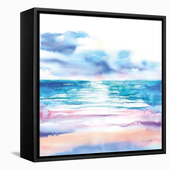 Turquoise Sea II-Aimee Del Valle-Framed Stretched Canvas