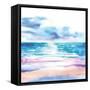 Turquoise Sea II-Aimee Del Valle-Framed Stretched Canvas