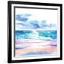 Turquoise Sea II-Aimee Del Valle-Framed Art Print