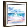 Turquoise Sea II-Aimee Del Valle-Framed Art Print