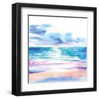 Turquoise Sea II-Aimee Del Valle-Framed Art Print